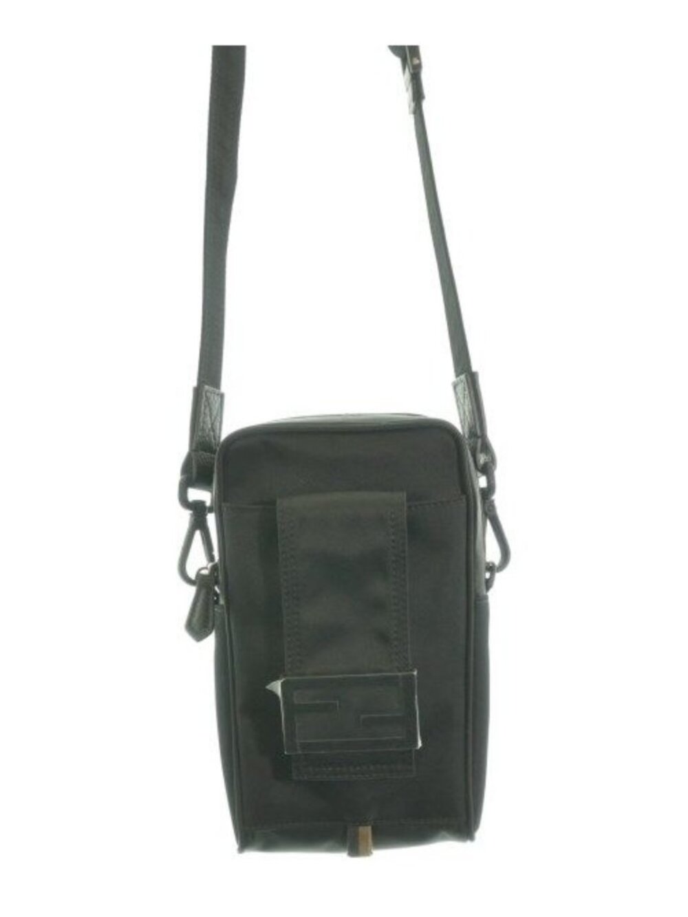 Fendi Nylon Baguette Phone Pouch Shoulder Bag